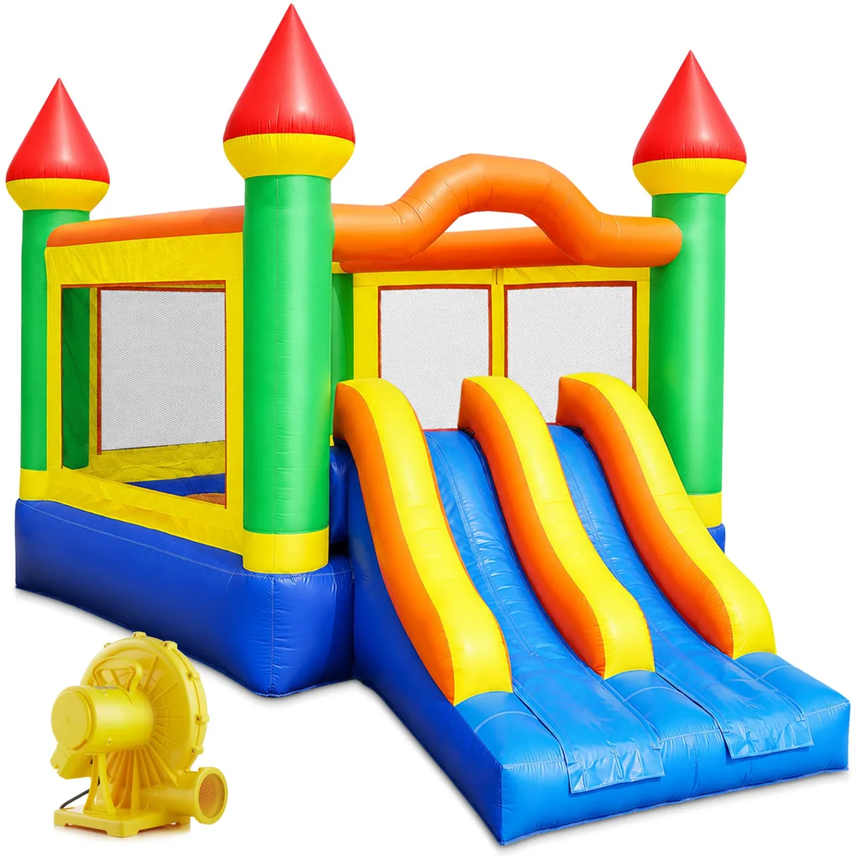 Cloud Nine Cloud Nine Commercial Grade Mega Double Slide Castle Bounce House 22' x 15' outdoor toy — product photo