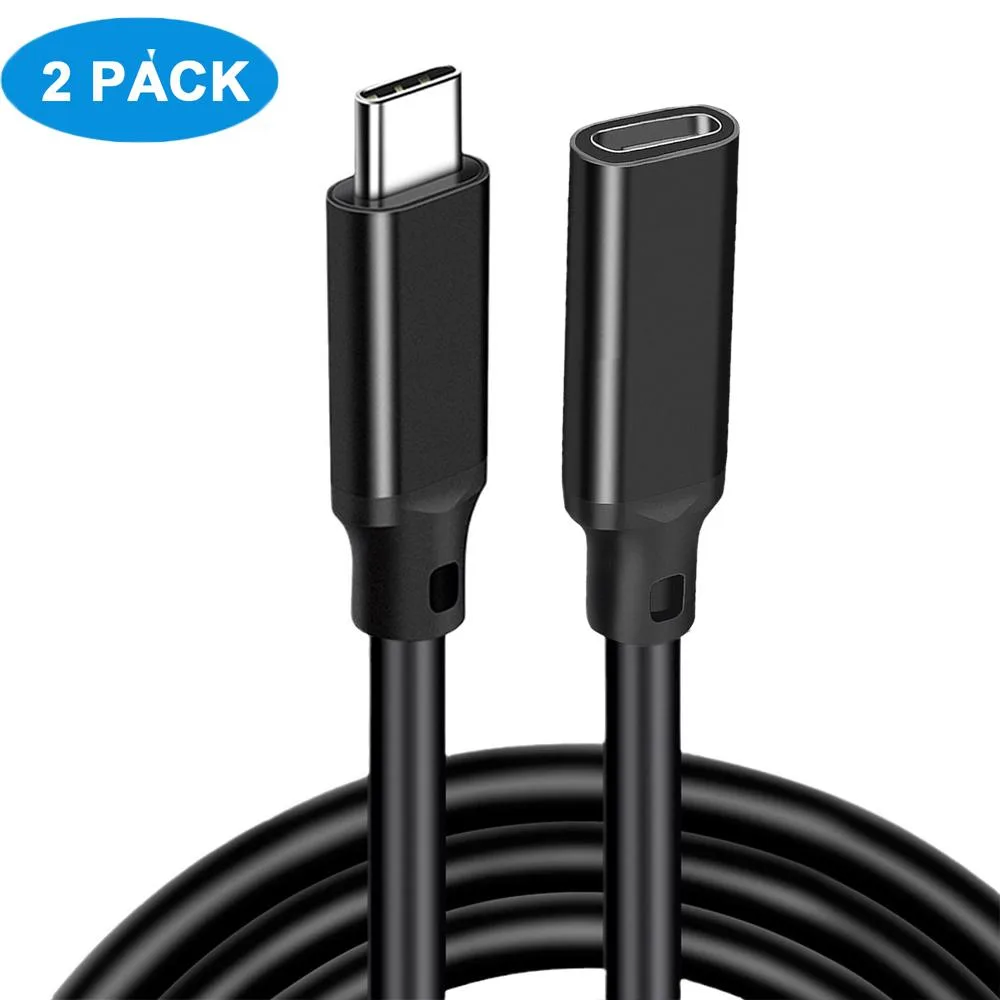 Jansicotek Jansicotek PQ106 USB-C extension cable 100W 3.3ft 2-pack — product photo