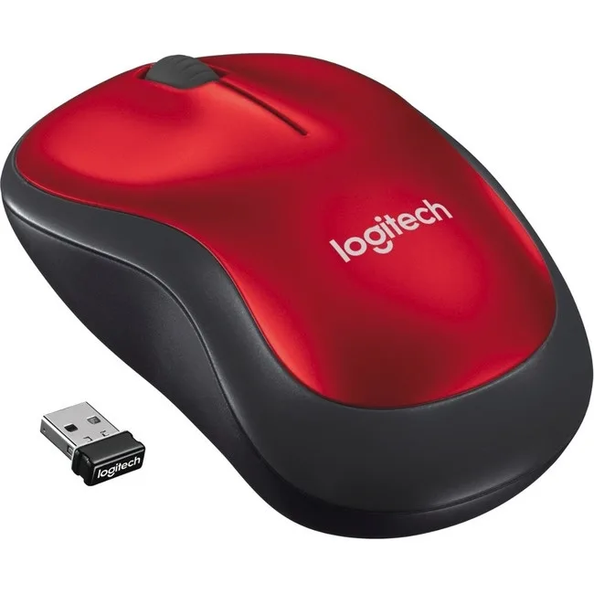 Logitech Logitech 910-003635 M185 Comfort Wireless Mouse Red — product photo