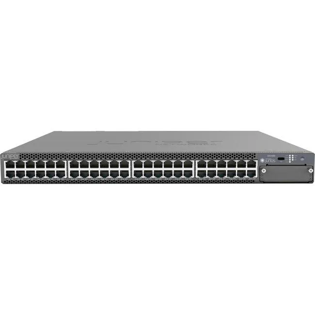 HPE Juniper Networking HPE Juniper Networking EX4400-48T-AFIProduct 48-port 10/100/1000BASE-T network switch — product photo