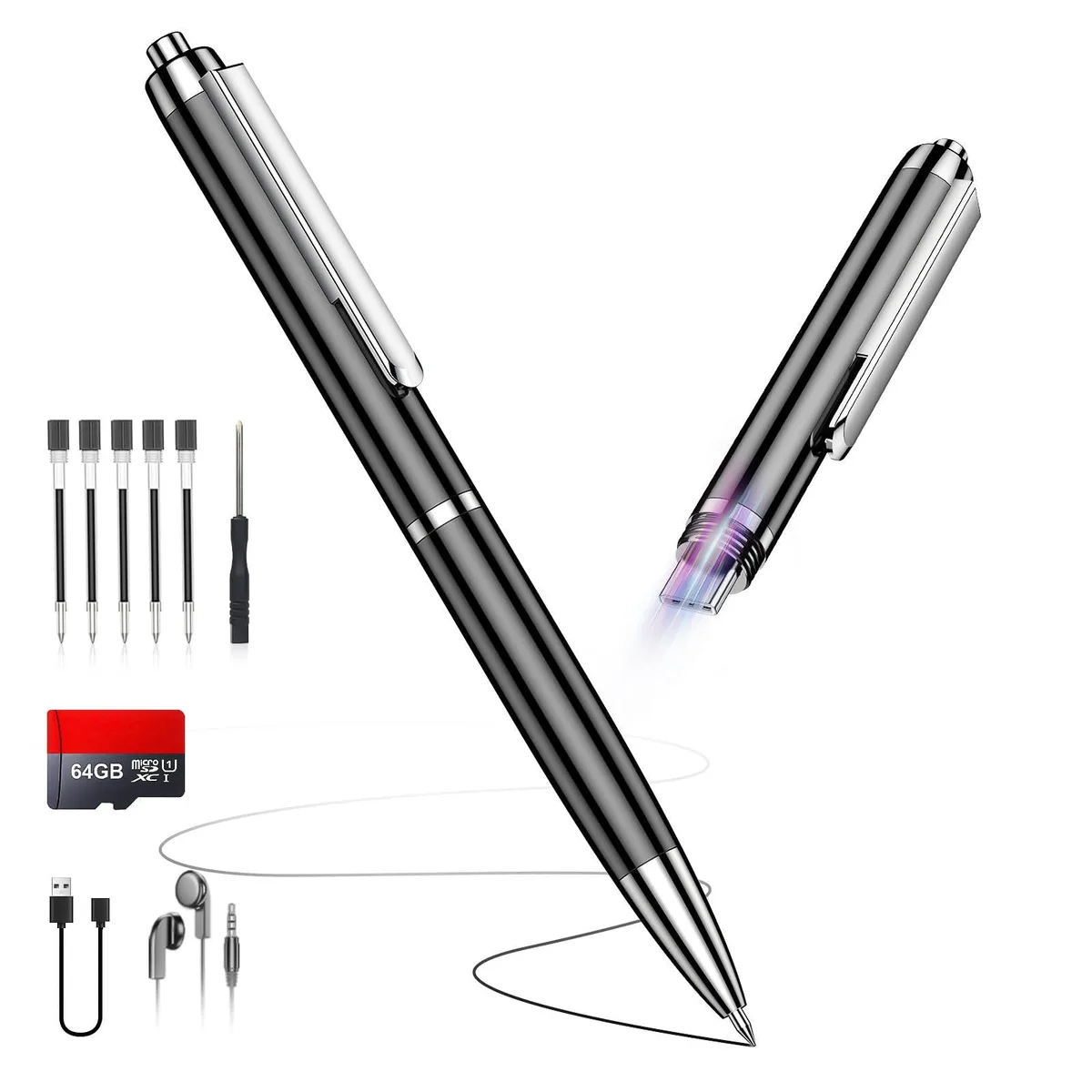 Yegolito U46-F250527 64GB Voice Recorder Type-C — product photo