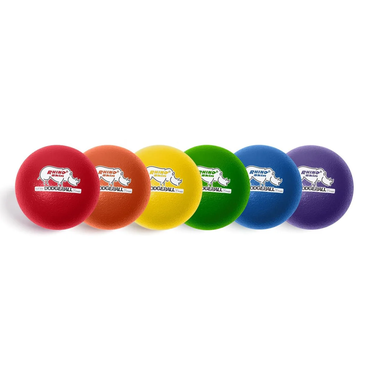 Champion Sports Rhino Skin Dodgeballs 8 Inch Set of 6 — product photo