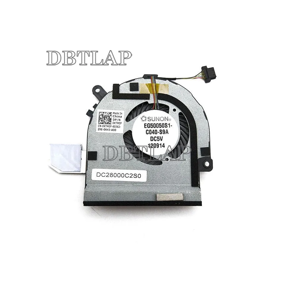 DBTLAP DBTLAP CPU Cooling Fan for Dell XPS 12 9Q23 KTM0F 0KTM0F DC28000C2S0 laptop cooling pad — product photo