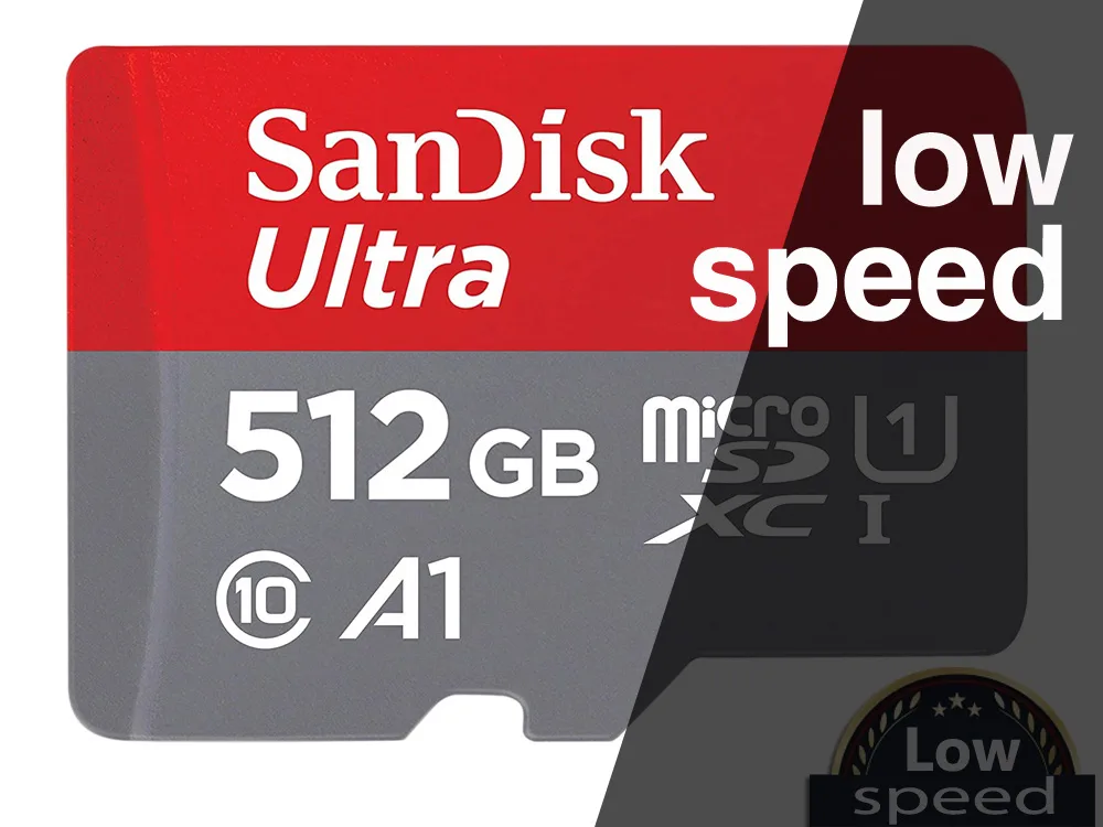 Almighty office Almighty office Sandisk MicroSD 512GB Class 10 U1 A1 With Adapter — product photo