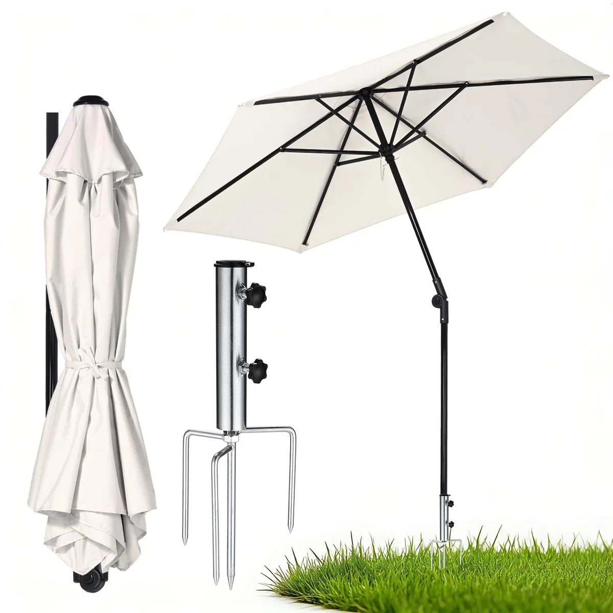 Yescom USA, Inc. Yescom USA, Inc. 07UMBUBB008-7FTANC-IV 7.5ft patio umbrella — product photo
