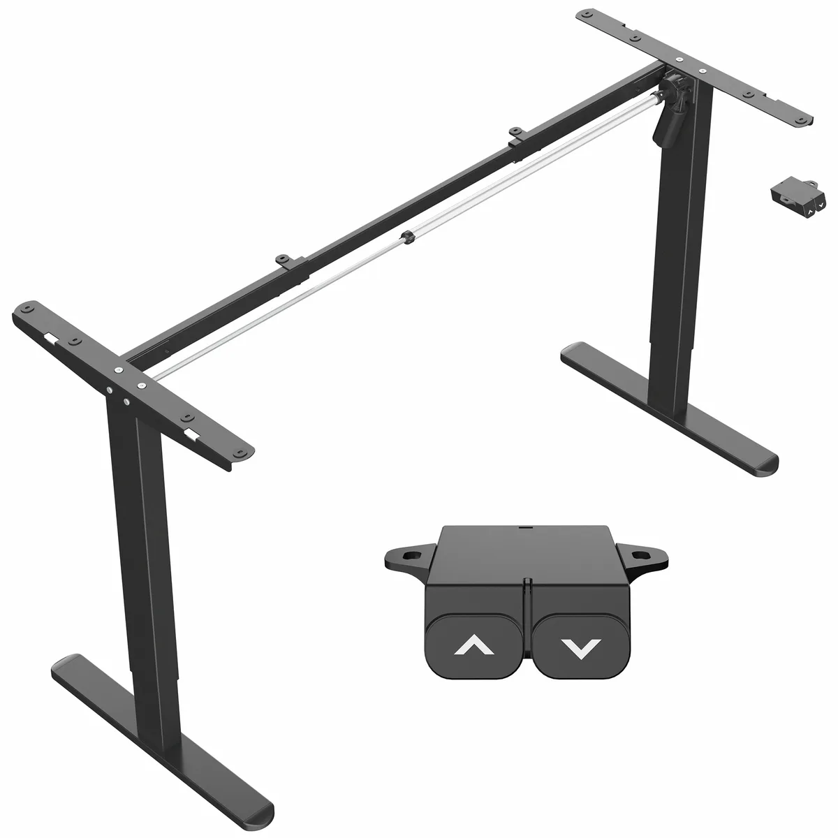 VIVO VIVO Black Electric Standing Desk Frame Single Motor 154 lbs — product photo