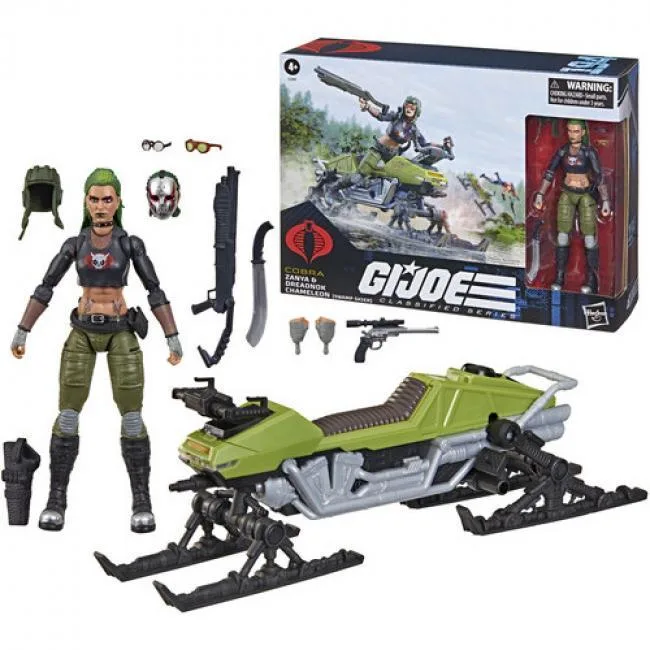 Hasbro Hasbro G20895L00 G.I. Joe Classified #194 Zanya & Dreadnok Chameleon Swamp Skier action figure — product photo