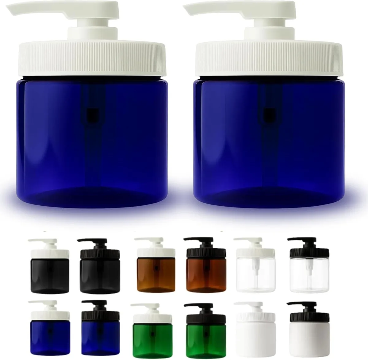 Vandue Corporation Vandue Corporation Pump Jar 16oz Blue/White 2pk — product photo