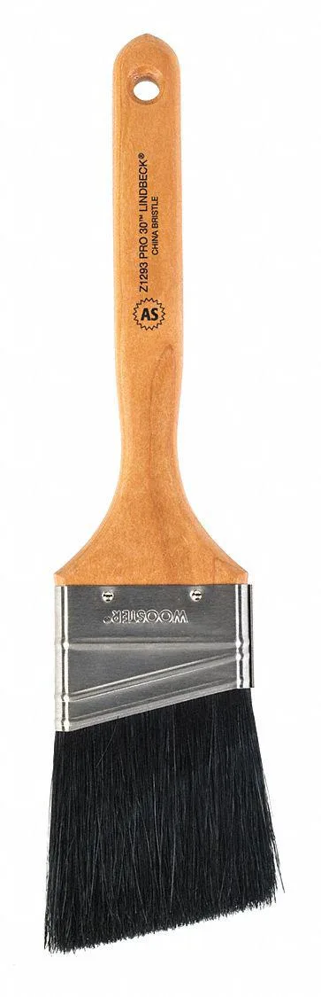 Wooster Brush Company Wooster Z1293 2-1/2" Angle Sash Soft Black China Bristle Paint Brush — product photo