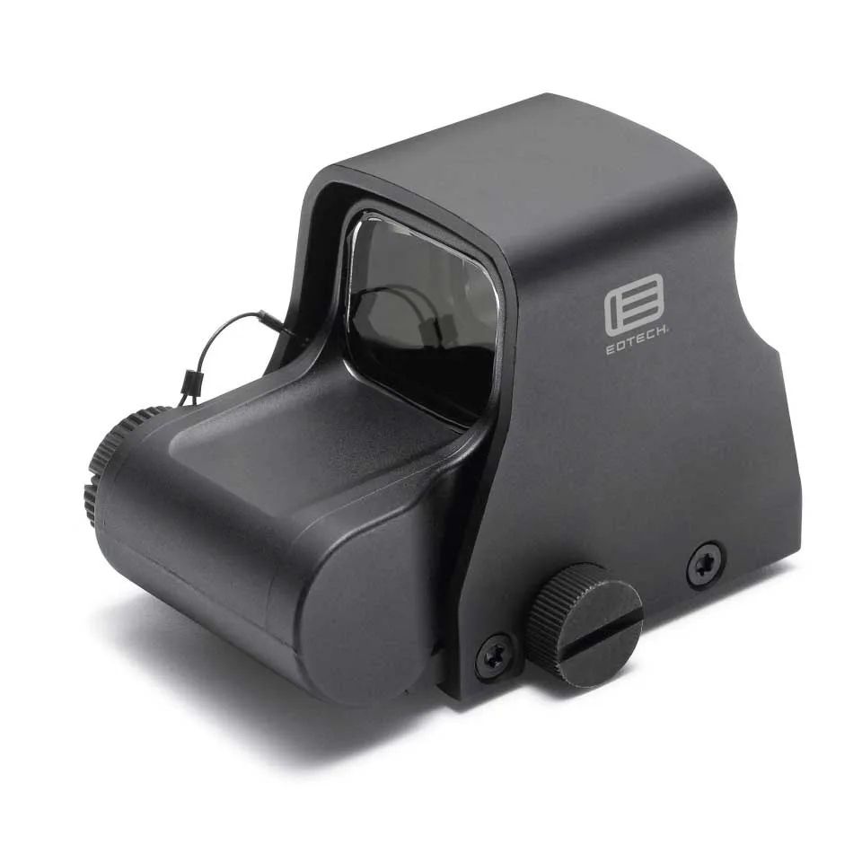 Black holographic sight with 68 MOA ring reticle
