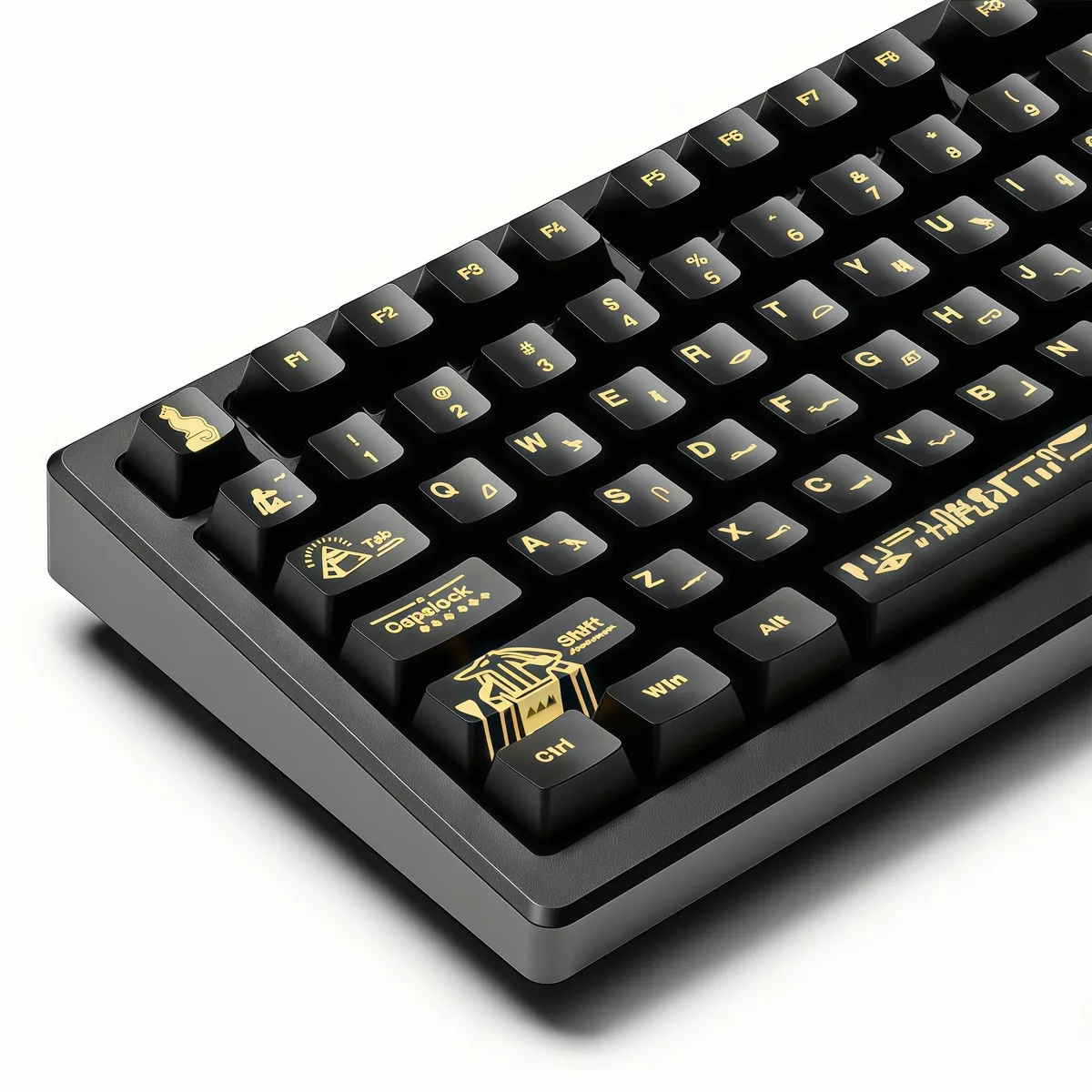 Womier Womier Typehaven 135-Key Cherry Profile PBT Keycaps - Pharaoh — product photo