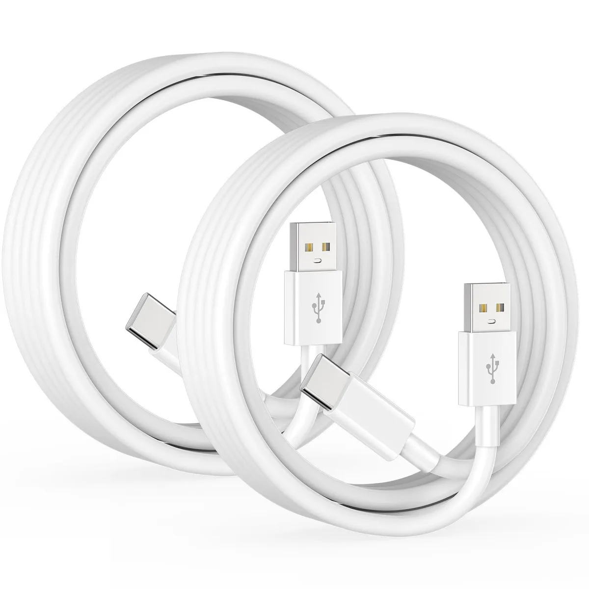  XIAWAO AC-2Pack-002 USB-A to USB-C phone cable 2-pack 3ft — product photo