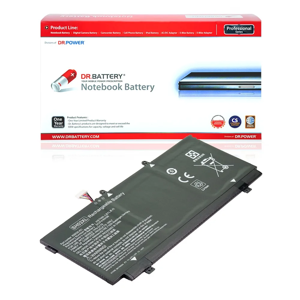 Dr. Battery Dr. Battery MPL08317P-14 laptop battery 5013mAh 57.9Wh 11.55V for HP Spectre X360 13-ac series — product photo