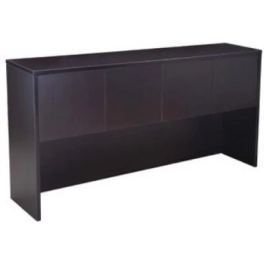 BOSS Office Products BOSS Office Products N144-MOC 71" x 15" x 36" Mocha hutch office furniture — product photo