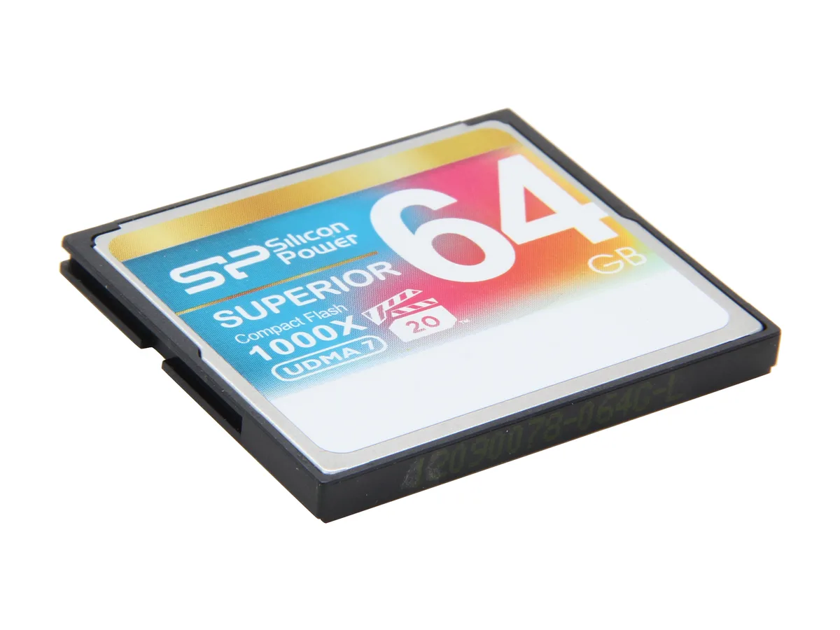 Silicon Power Silicon Power Superior 64GB Compact Flash Card SP064GBCFC1K0V10 — product photo
