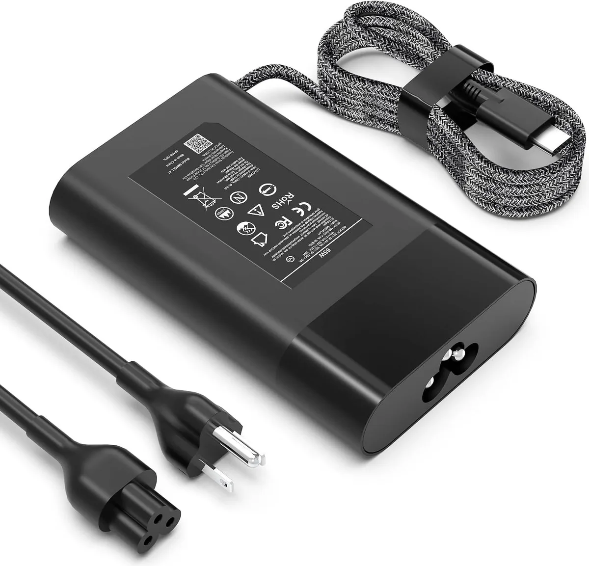 FLEANE FLEANE 2025 Slim 65W USB-C Charger HP Spectre X360 Elitebook x360 Elite x2 Envy ProBook — product photo