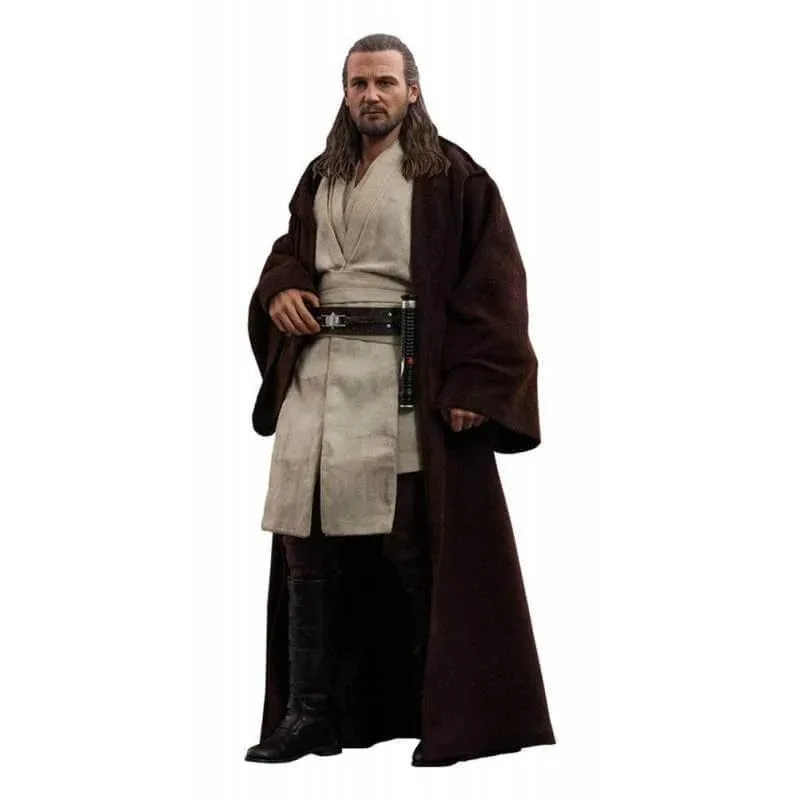 Hot Toys Hot Toys MMS525 Star Wars Phantom Menace Qui-Gon Jinn 1/6 Collectible Figure — product photo