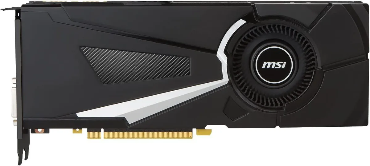 MSI MSI GeForce GTX 1070 AERO 8G OC graphics card — product photo