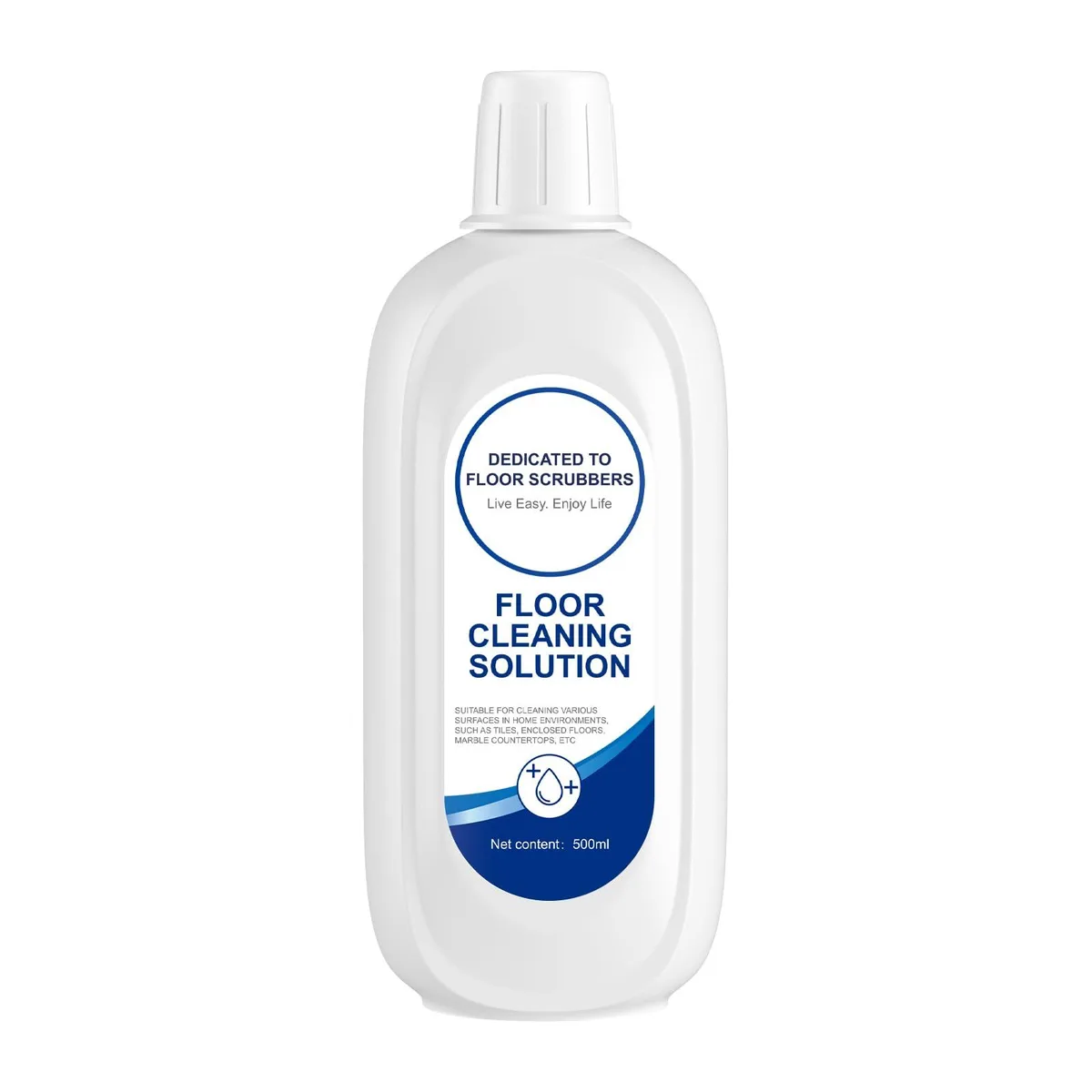 A plastic bottle of floor cleaning solution with original flavor scent