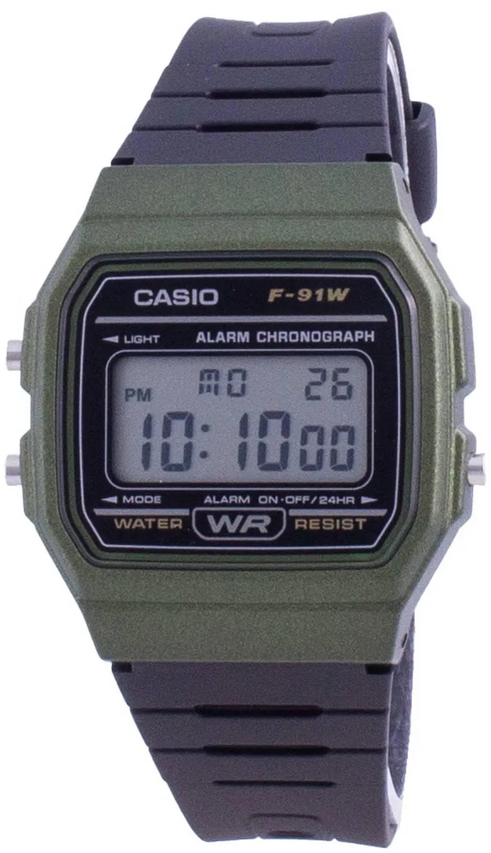 CASIO CASIO F-91WM-3A Digital Watch 38.00 mm — product photo