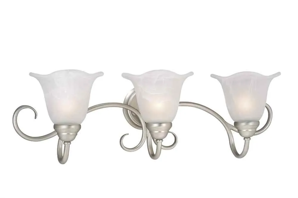 Vaxcel Vaxcel Bella 3-Light Vanity Light Brushed Nickel — product photo