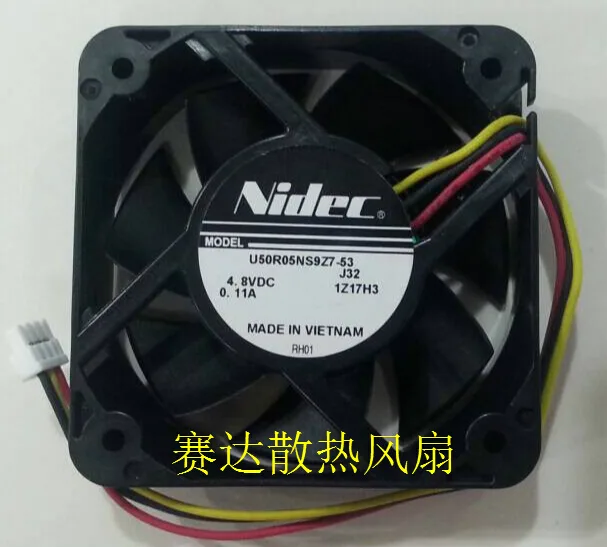 OEM Industries OEM Industries U50R05NS9Z7-53 5015 4.8V 0.11A 3-Pin CPU cooler — product photo