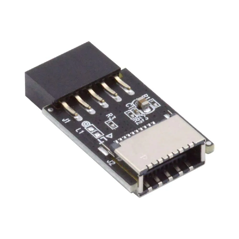 Vszerda Vszerda USB 3.1 Front Panel Socket Key-A Type-E to USB 2.0 9Pin 10Pin Header Adapter — product photo