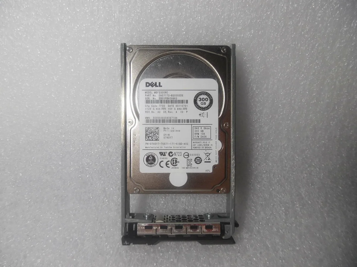 DELL DELL MBF2300RC 300 GB SAS 10K 2.5" internal hard drive — product photo