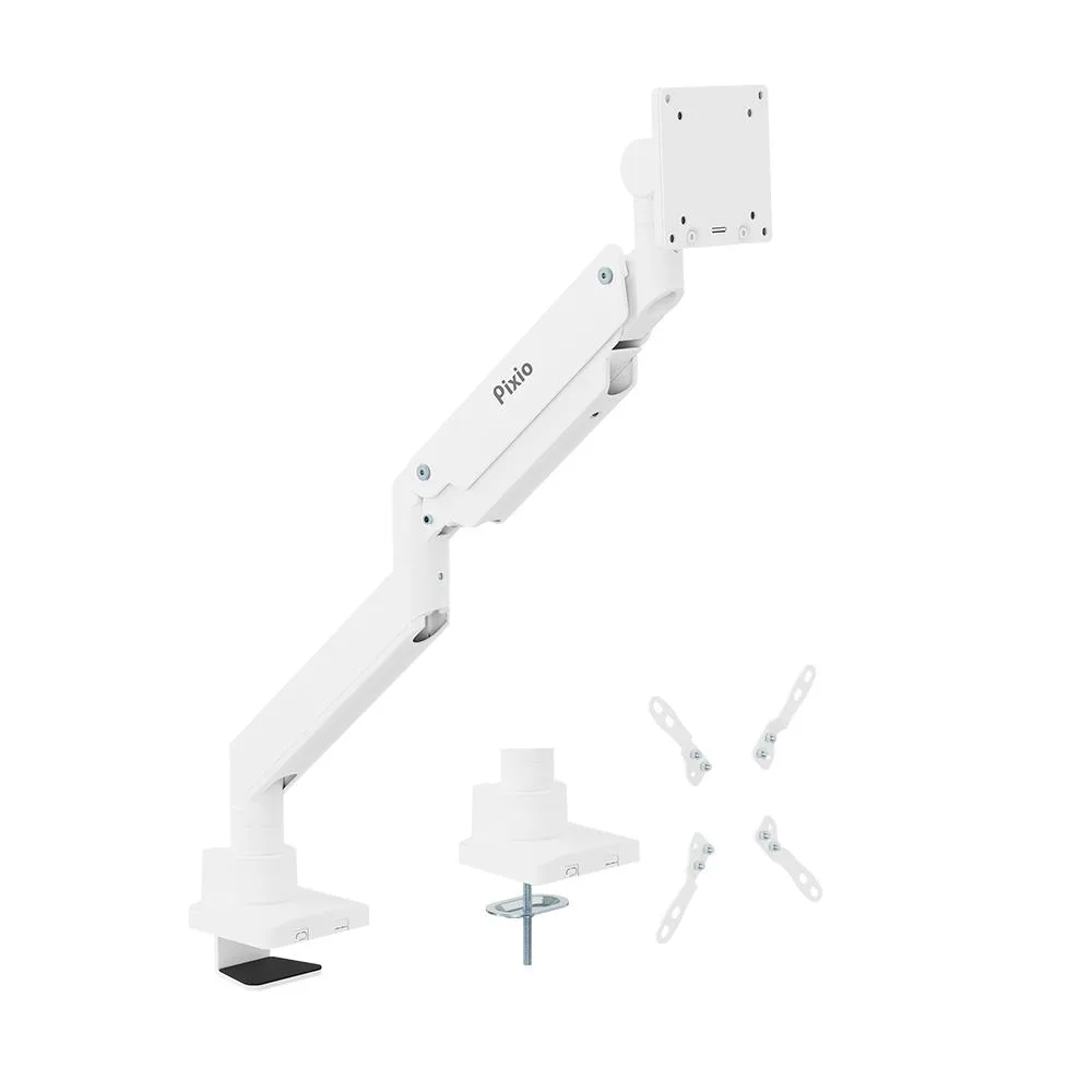Pixio Pixio PS2S Titan White monitor arm 57 inch 59.4 lbs — product photo
