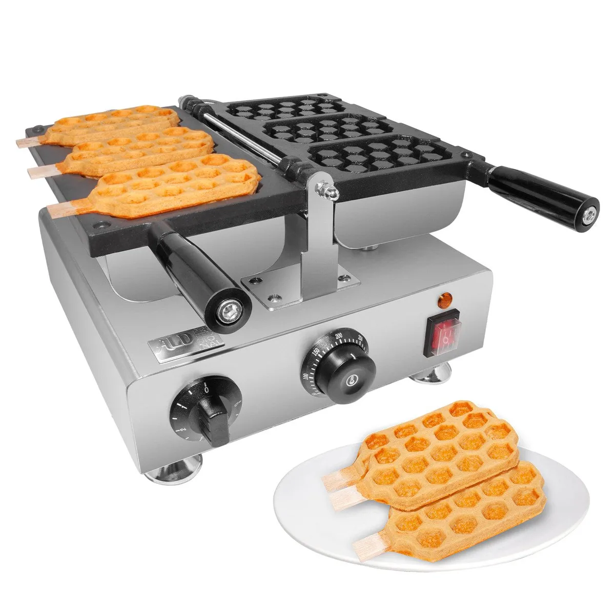 ALDKitchen ALDKitchen AP-444 3-Stick Honeycomb Waffle Maker 110V — product photo