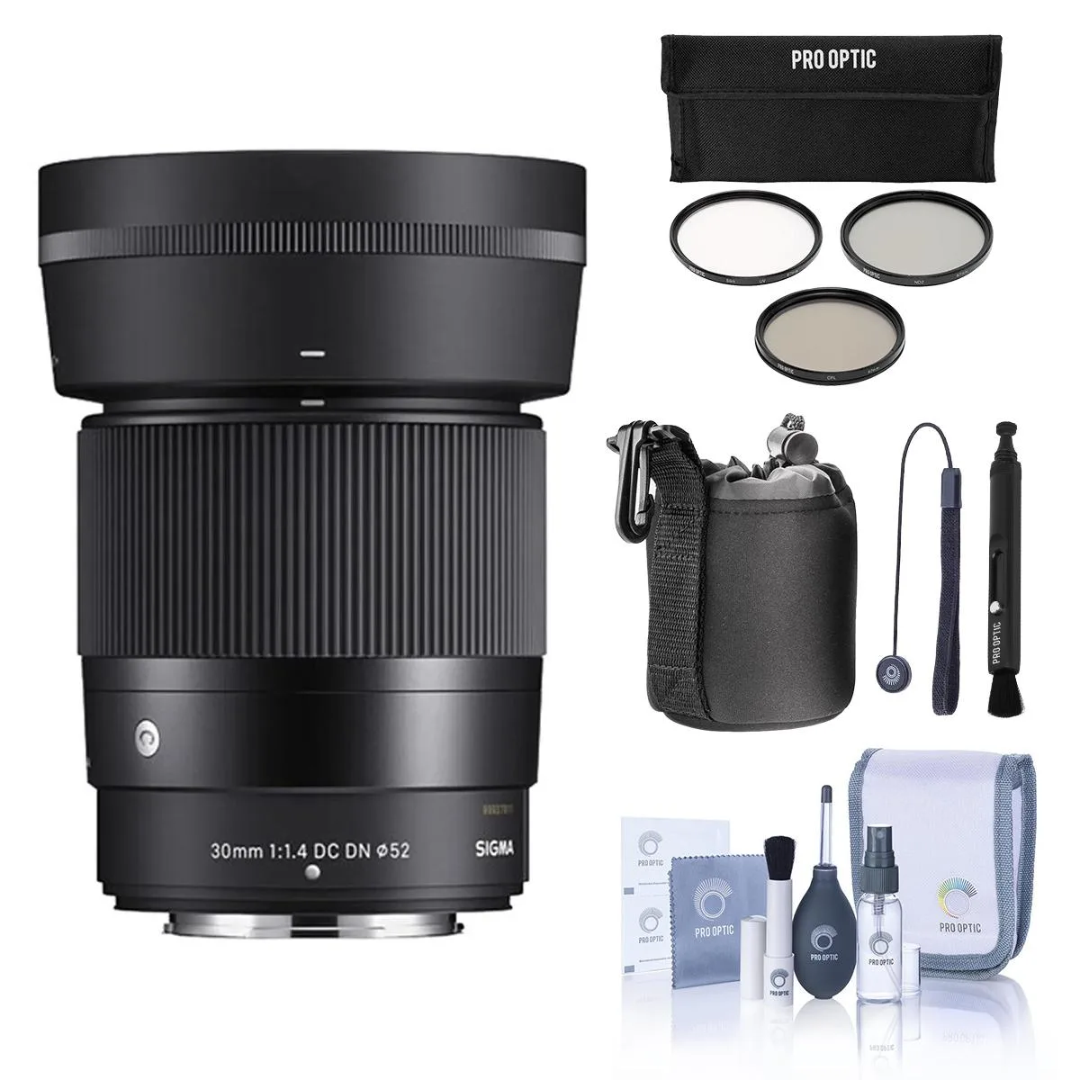SIGMA SIGMA 30mm f/1.4 DC DN Contemporary Nikon Z 52mm Bundle — product photo