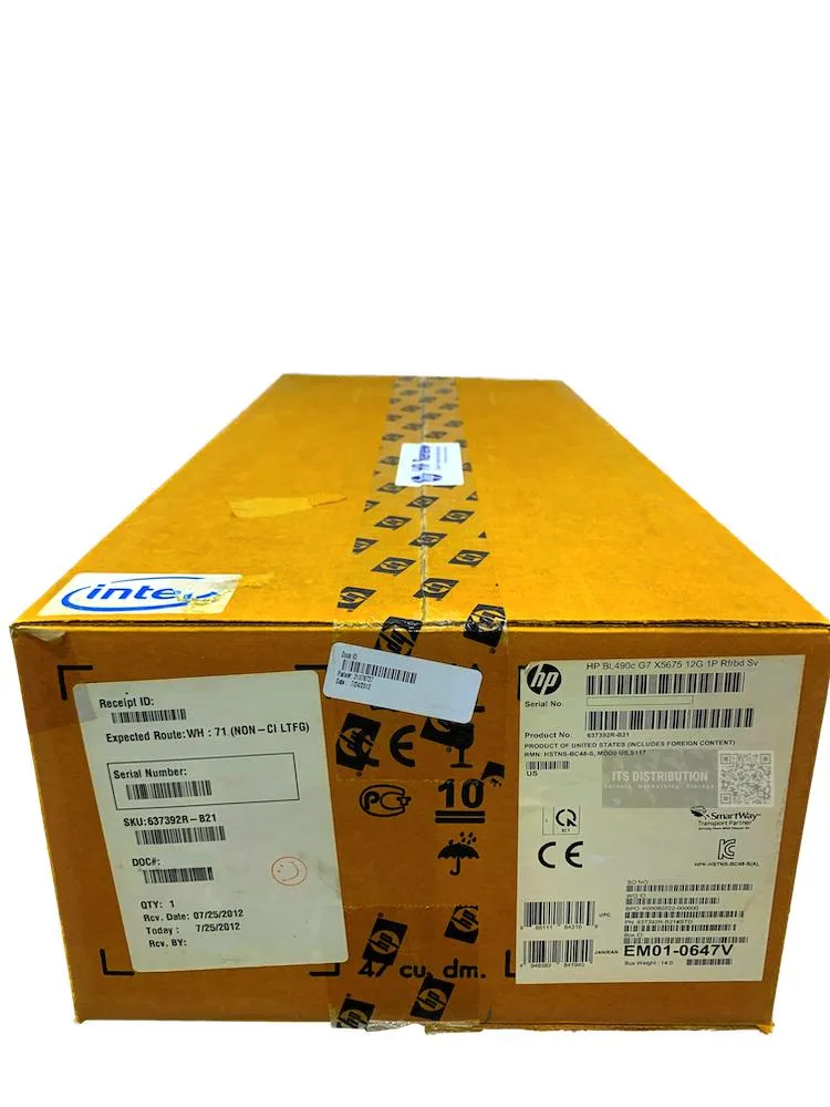 HP HP ProLiant BL490c G7 X5675 12 GB rack server — product photo