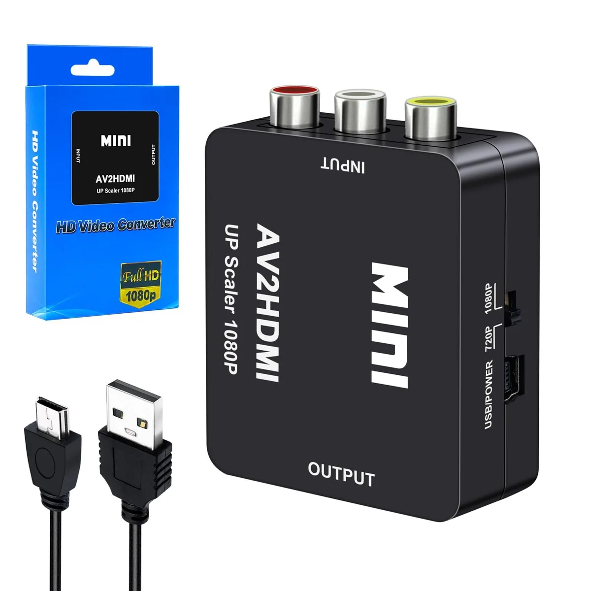  Mugust RCA to HDMI Converter 720P/1080P 60Hz — product photo