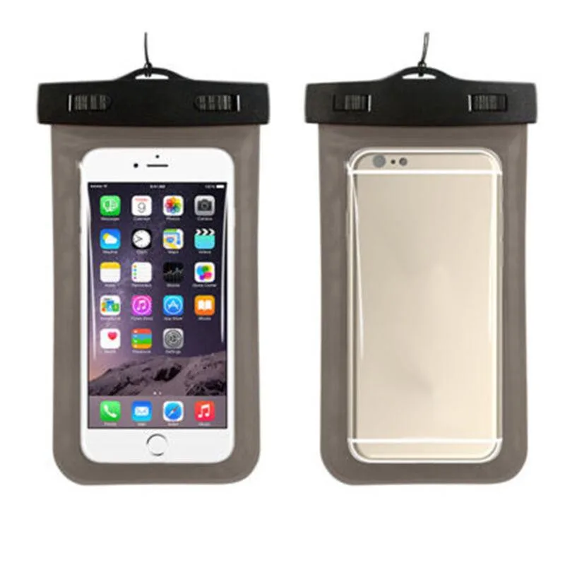 The Perfect Part The Perfect Part Waterproof Floating Phone Pouch 3 Pack Black 7.5 x 4.2 x .5 in — product photo