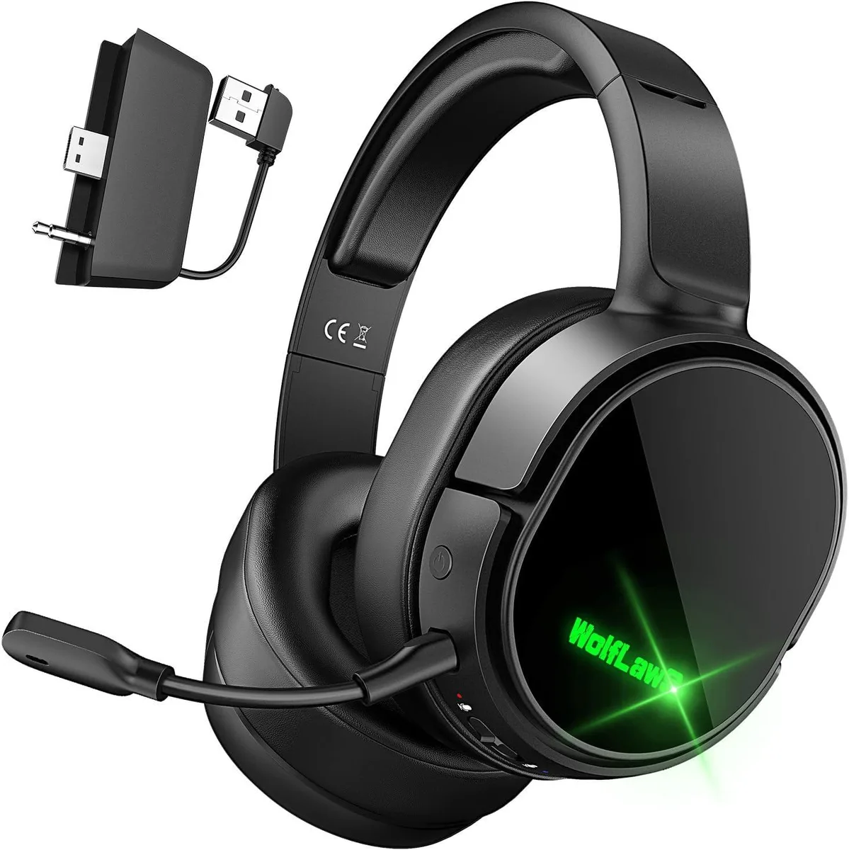 BFKK BFKK Wireless Gaming Headset 50mm 2.4GHz Bluetooth 40h — product photo