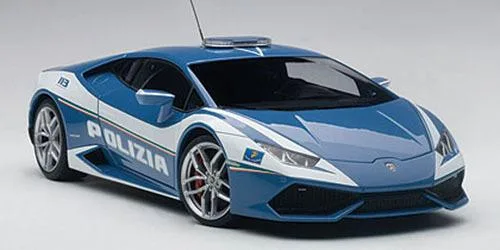 Autoart Autoart Lamborghini Huracan LP610 Police Car 1/18 Model Vehicle — product photo