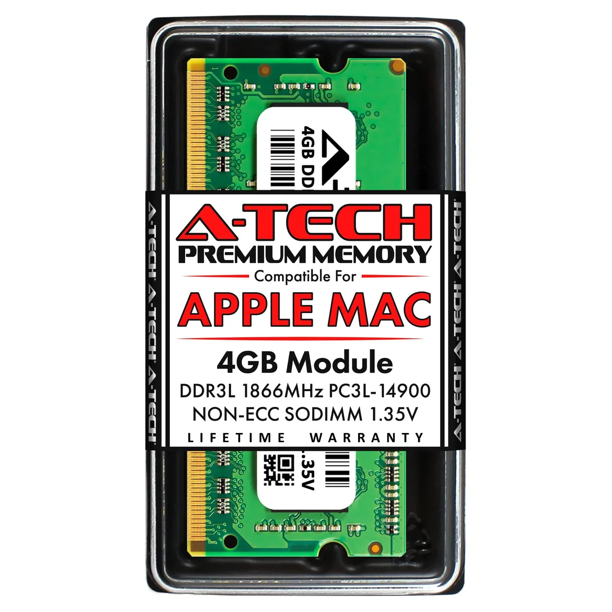 A-Tech A-Tech 4GB DDR3 1866MHz SODIMM 204-Pin memory upgrade for iMac 27 Late 2015 — product photo