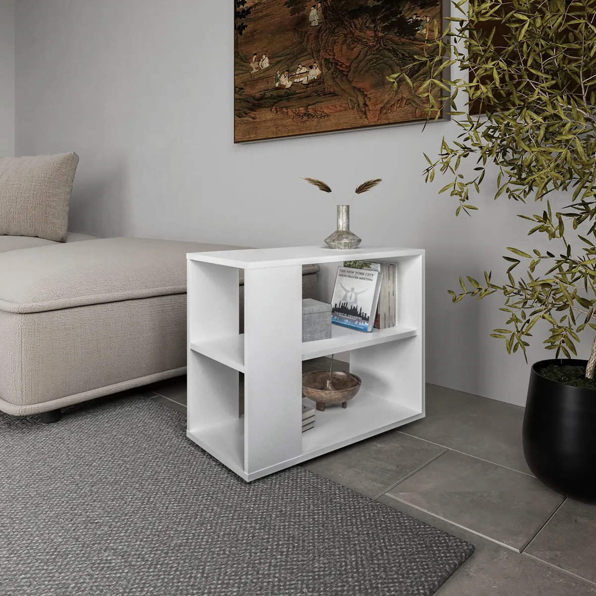 tuphen tuphen Rio Verde occasional table White 236x118x197mm — product photo
