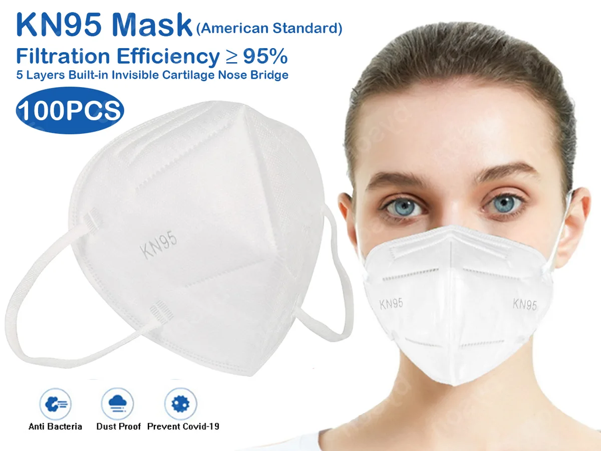 Ackmioxy Ackmioxy KN95 100 Pieces Face Mask Home Health Care — product photo