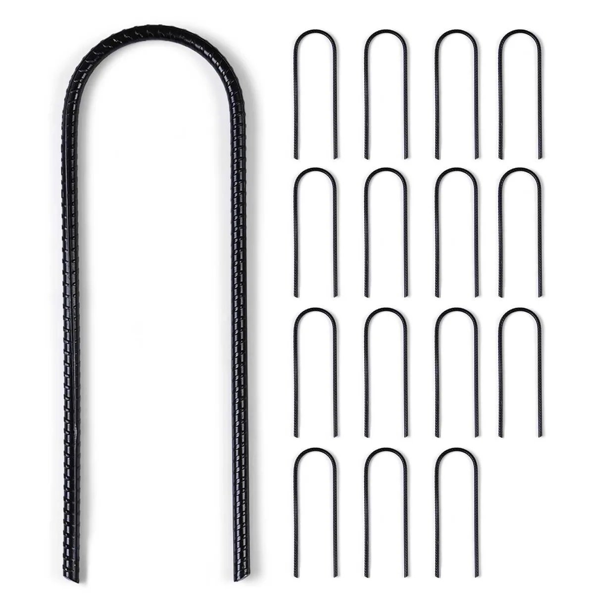 Yescom USA, Inc. Yescom USA, Inc. 09TAK002-U-8P-06X2 16 Pack 11 Inch U Shaped Trampoline Stakes outdoor toy — product photo