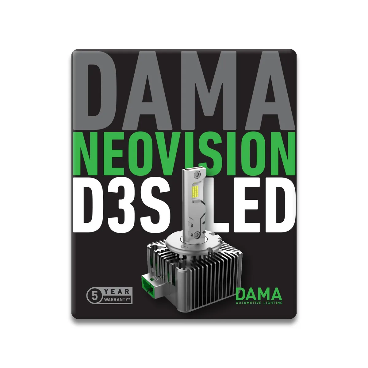 DAMA DAMA NEO VISION D3S 6000K LED Bulbs 35W Pack of 2 automotive specialty lighting — product photo
