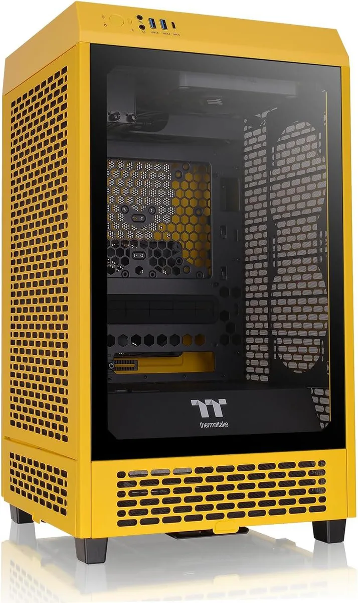 Thermaltake Thermaltake Tower 200 Bumblebee Mini-ITX PC case — product photo