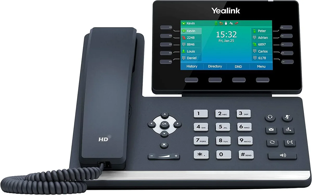 Yealink Network Technology Co., Ltd Yealink Network Technology Co., Ltd T54W IP Phone 16 Accounts 4.3 Inch Display Black — product photo