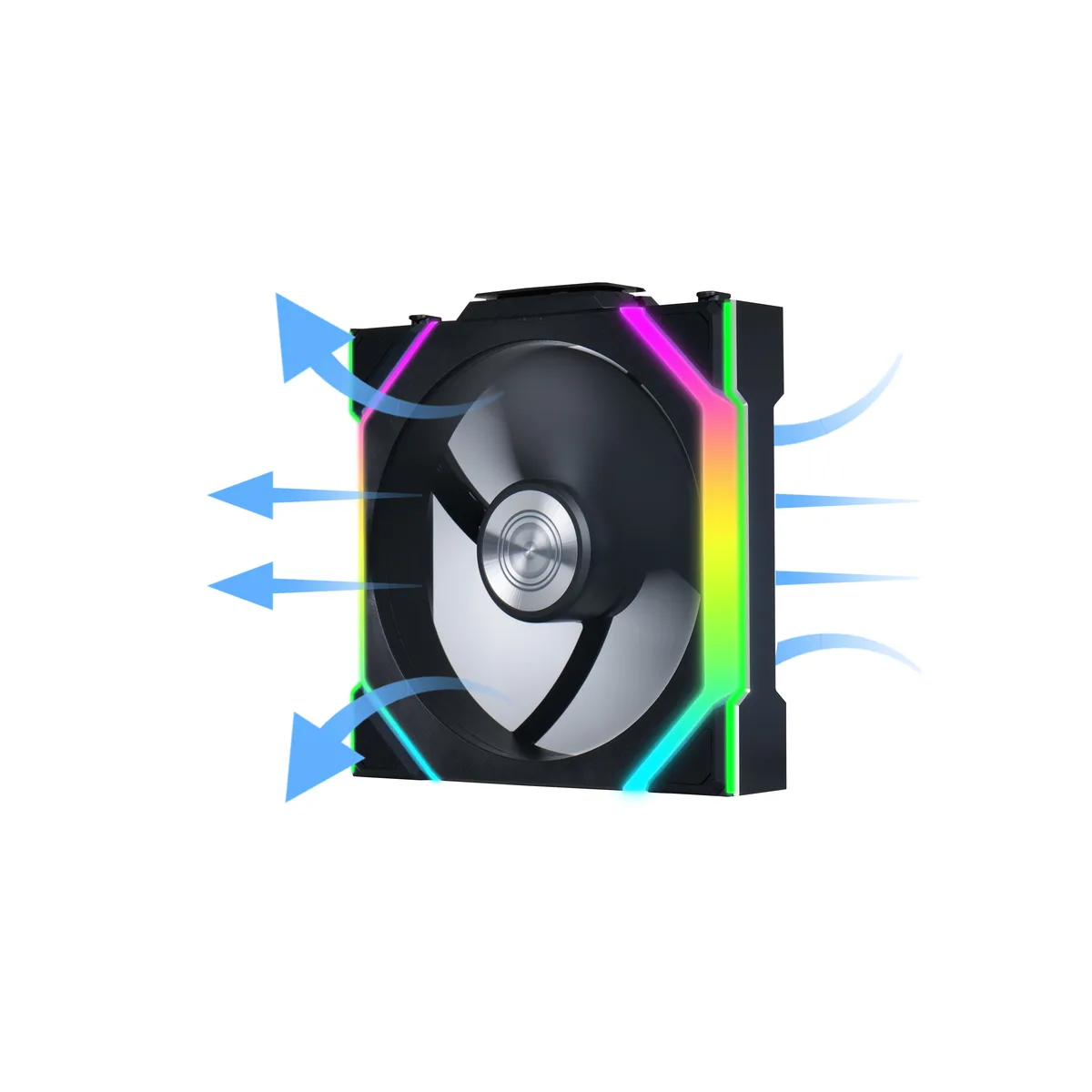 Lian Li Lian Li UNI Fan SL Wireless Reverse Blade 120mm ARGB case fan 12RSL1W1B — product photo