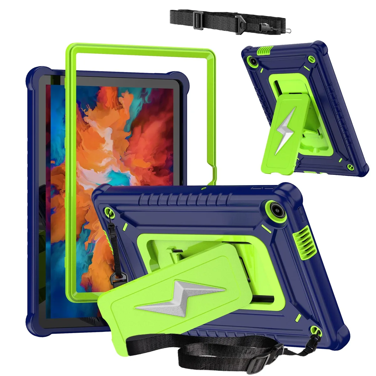 anicestore anicestore TB311FU laptop case for Lenovo Tab 10.1 inch 2025 Blue/Green — product photo