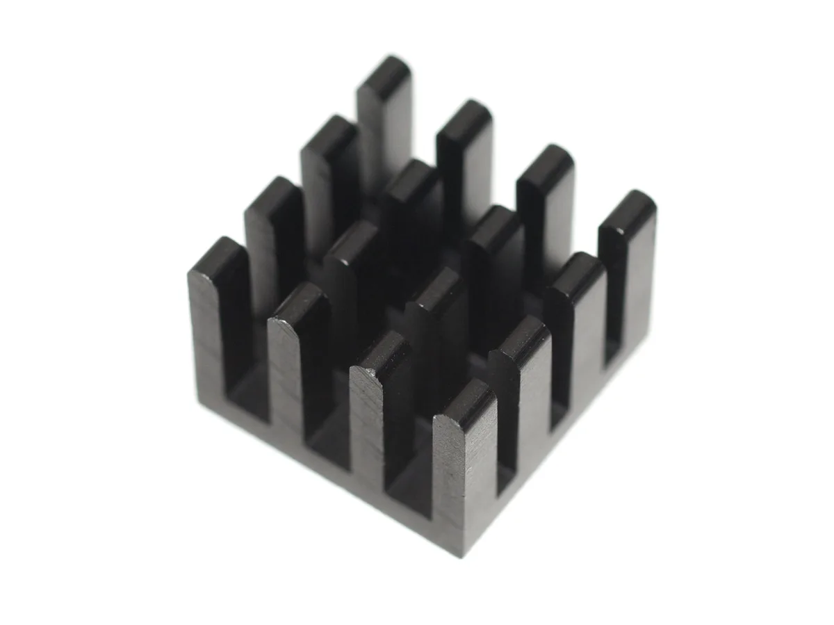 ModMyMods ModMyMods MOD-0076 chipset cooling 14mm x 14mm x 10mm black aluminium 3M 8810 adhesive — product photo