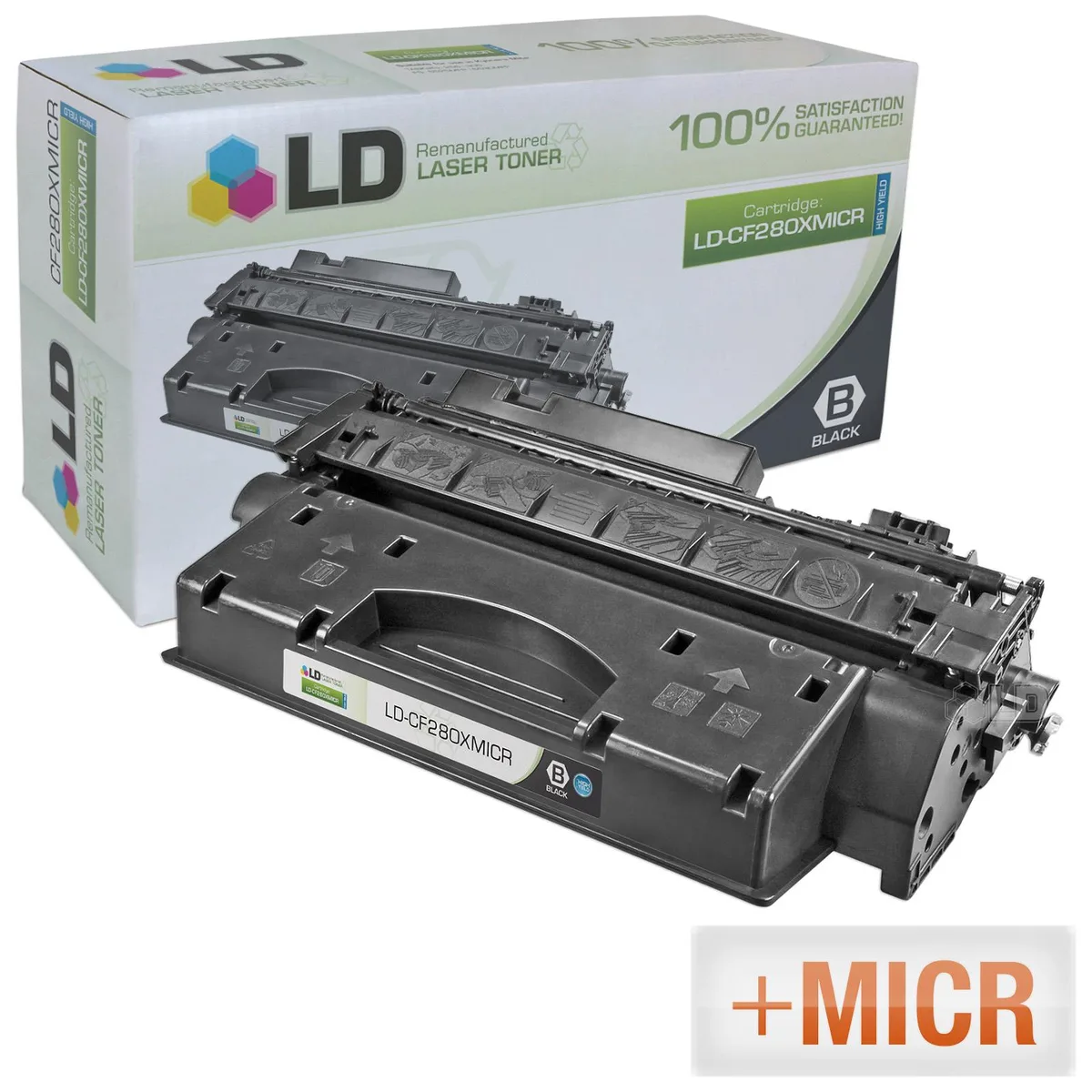 LD Products LD Products CF280X (HP 80X) High Yield Black MICR Toner Cartridge — product photo