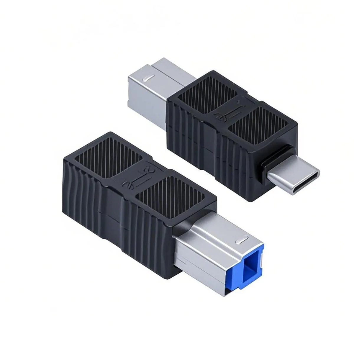 Vszerda Vszerda USB 3.0 Type-B Male to Type-C Male/Female Adapter 2pcs — product photo
