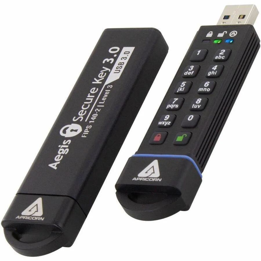 Apricorn Apricorn Aegis Secure Key 3.0 ASK3-2TB 2TB USB 3.1 flash drive — product photo