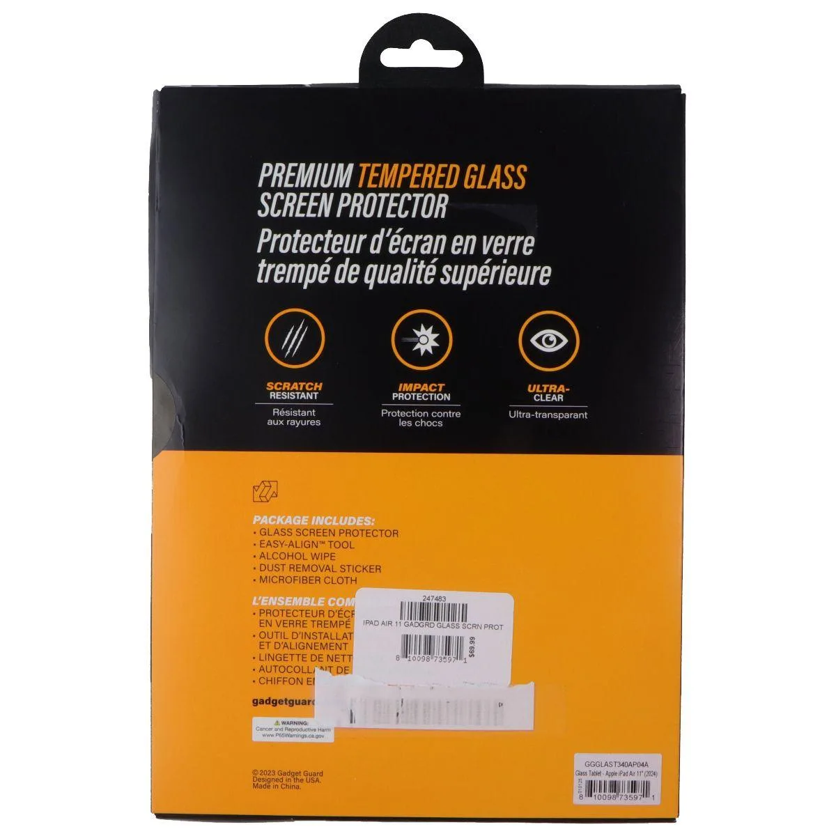 Invisible Gadget Guard Invisible Gadget Guard Glass Screen Protector for Apple iPad Air 11-inch (2024) — product photo